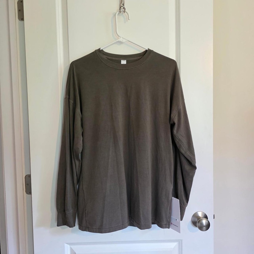 Lululemon Easy Set Relaxed Oversize Long Sleeve Top